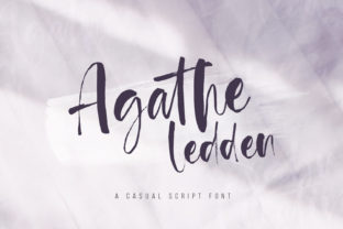 Agathe Ledden: A Script Font That Elevates Your Digital Brand