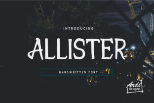 Allister: A Friendly Serif for Creative Projects