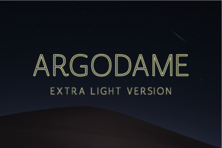 Argodame Outline Extra Light