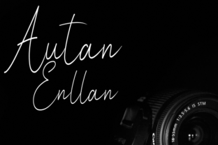 Autan Enllan: A Script Font for Modern Branding