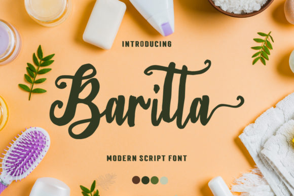 Baritta: A Script Font That Elevates Your Craft Projects