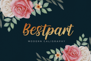 Bestpart: A Script Font with Modern Calligraphic Charm