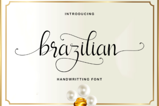 Brazilian: A Script Font for Crafting with Heart