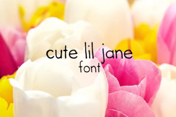 Cute Lil Jane: A Serif Font for Web Design and Brand Identity