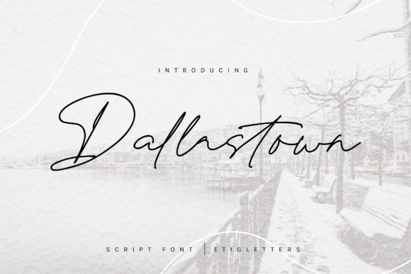 Dallastown: A Handwritten Font for Editorial Elegance