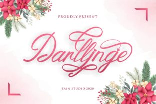 Darllinge: A Modern Script Font for Editorial Design