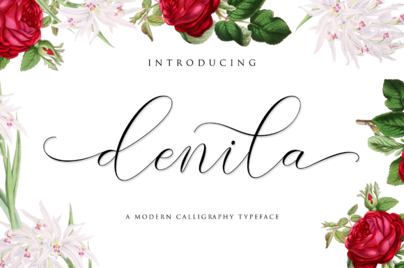 Denila: A Script Font for Crafting with Charm
