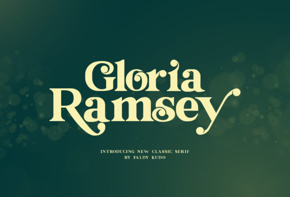 Gloria Ramsey: A Serif Font for Editorial Elegance