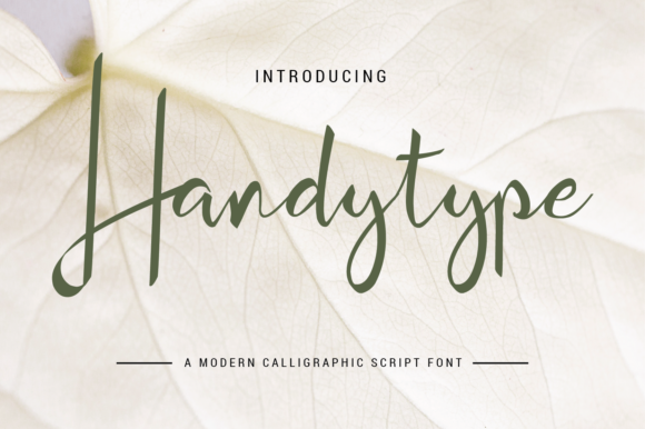 Handytype: A Beautiful Font for Digital Design