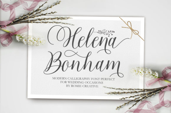 Helena Bonham: A Script Font for Elegance and Versatility