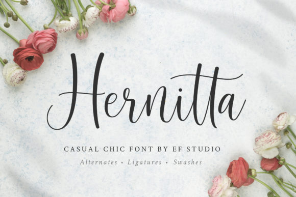 Hernitta: A Script Font for Impactful Digital Design
