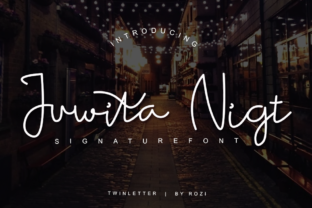 Juwita Night: A Handwritten Font for Modern Branding