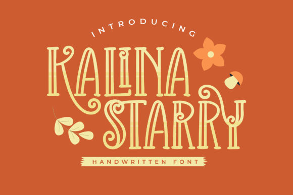 Kalina Starry: A Decorative Font for Creative Crafters