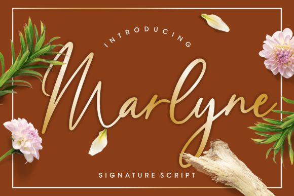 Marlyne: A Timeless Script Font for Crafters and Designers