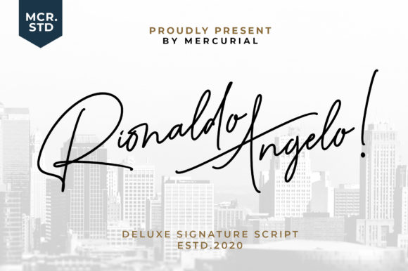 Rionaldo Angelo: A Font That Elevates Your Brand