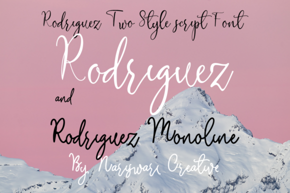 Rodriguez: A Beautiful Script Font for Digital Design