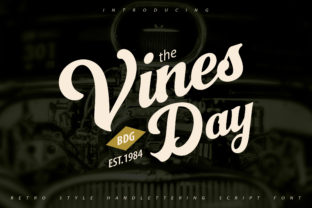 Vinesday: A Script Font for Campaign Creativity