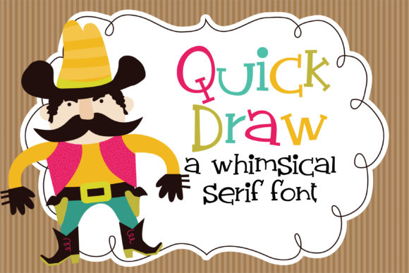 ZP Quick Draw: A Serif Font That Brings Your Creations to Life